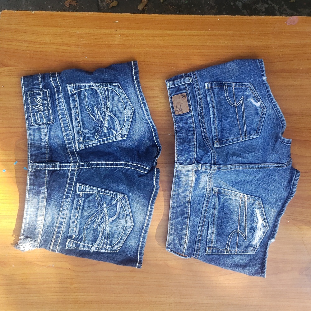 Bundle 💚 Two pair of Denim shorts!